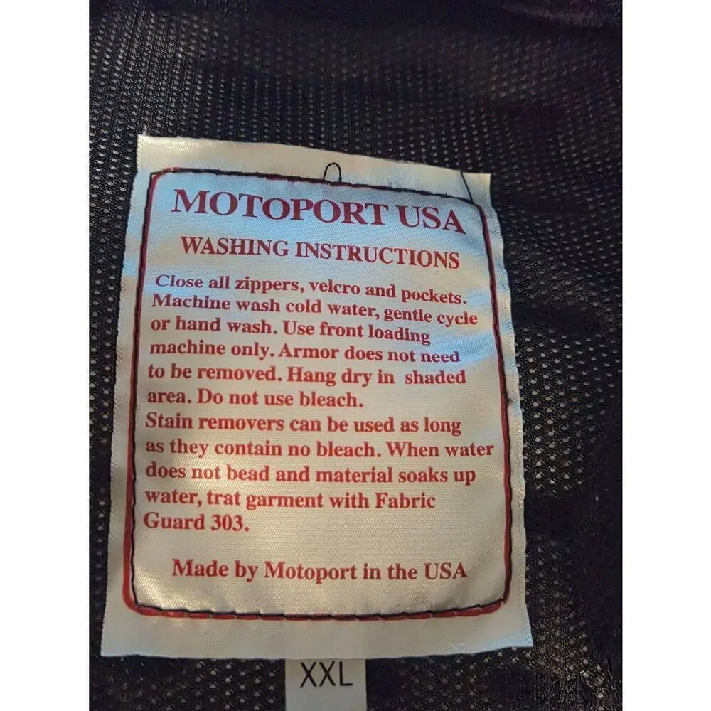 Motosport motorcycle police coat